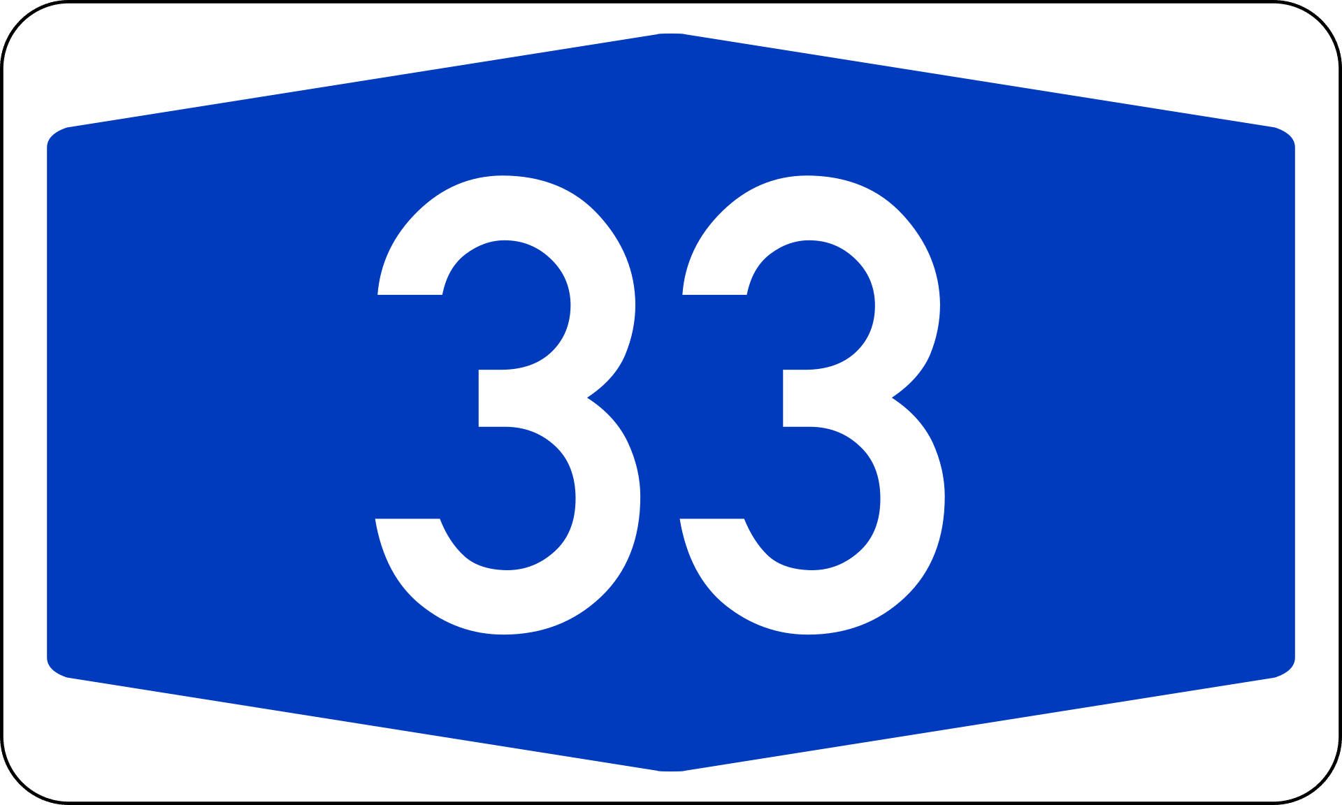 Autobahn 33 (A33) - Staukarte Deutschland